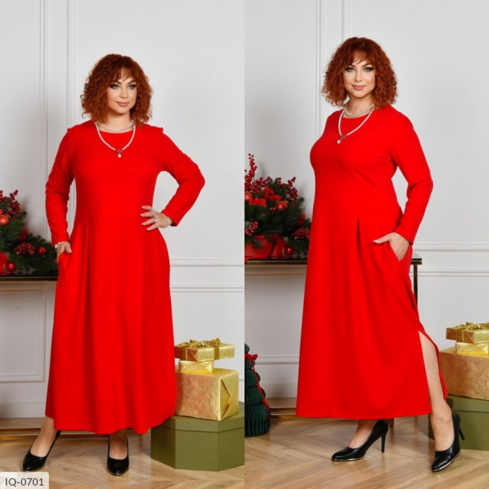 Стильні сукні Plus Size IQ-0701 — ідеальна посадка для будь-якої фігури