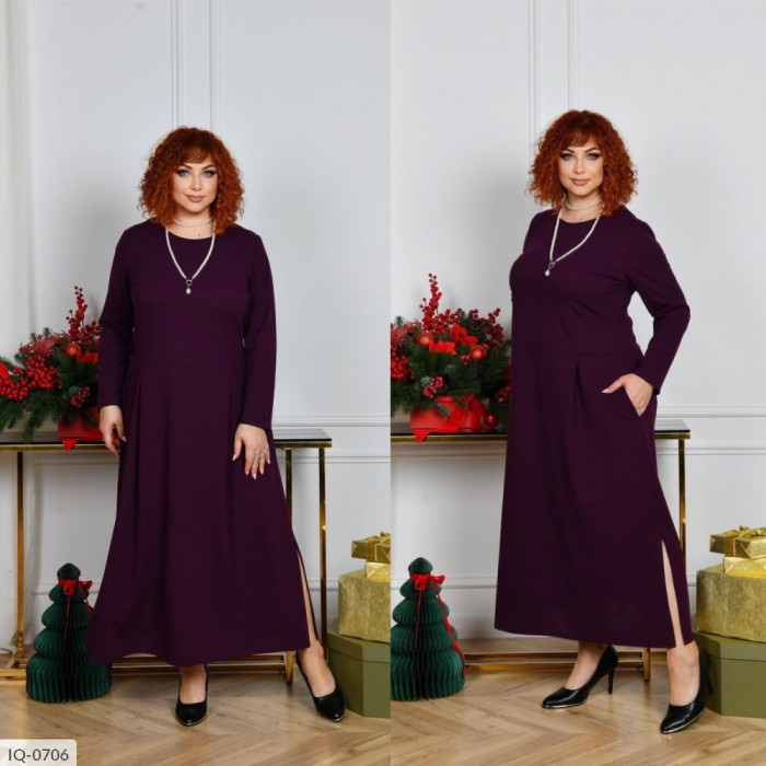 Модні сукні великого розміру IQ-0706 — комфорт і краса щодня