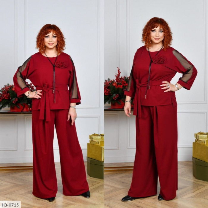 Костюми великого розміру IQ-0715 — сучасна класика
