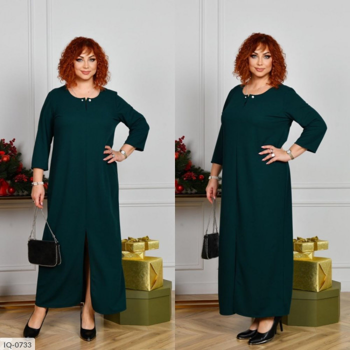Модні сукні великого розміру IQ-0733 — комфорт і краса щодня