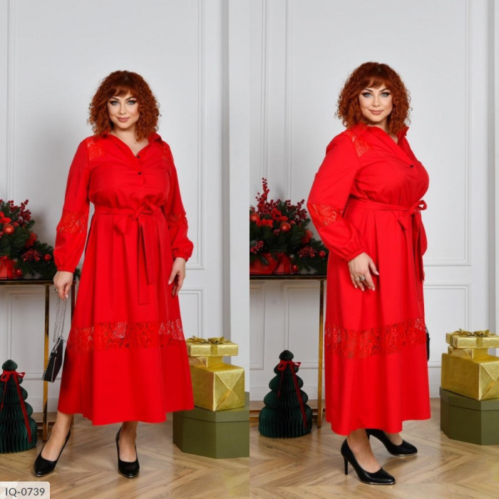 Сукні для пишних форм IQ-0739 — виглядай розкішно у будь-який день