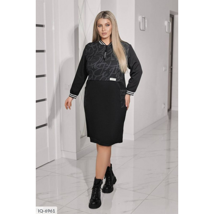 Новинки суконь великого розміру IQ-6961 — твій стиль і впевненість