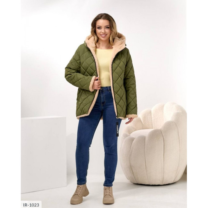 Модні куртки Plus Size IR-1023 — зручність і мода