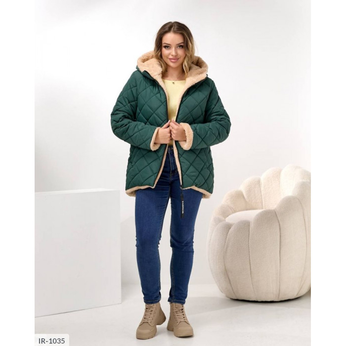 Модні куртки Plus Size IR-1035 — зручність і мода