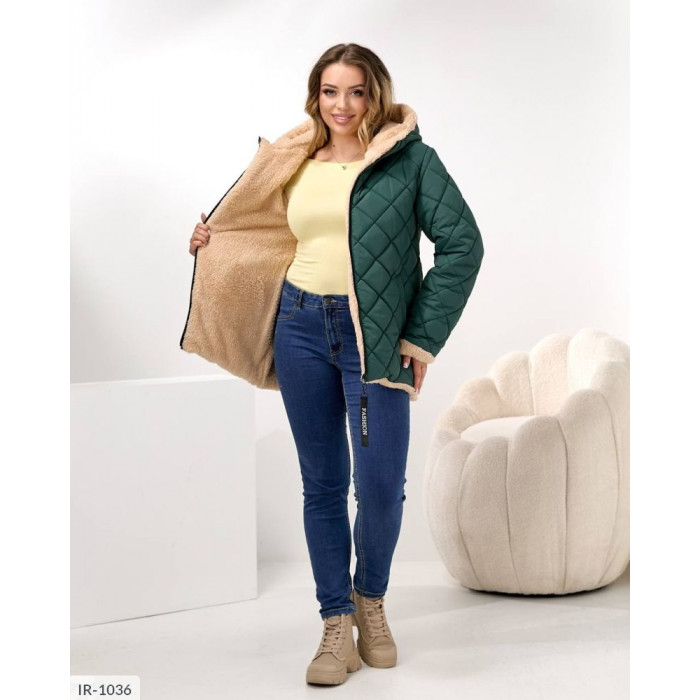 Жіночий верхній одяг Plus Size IR-1036 — тренди 2025