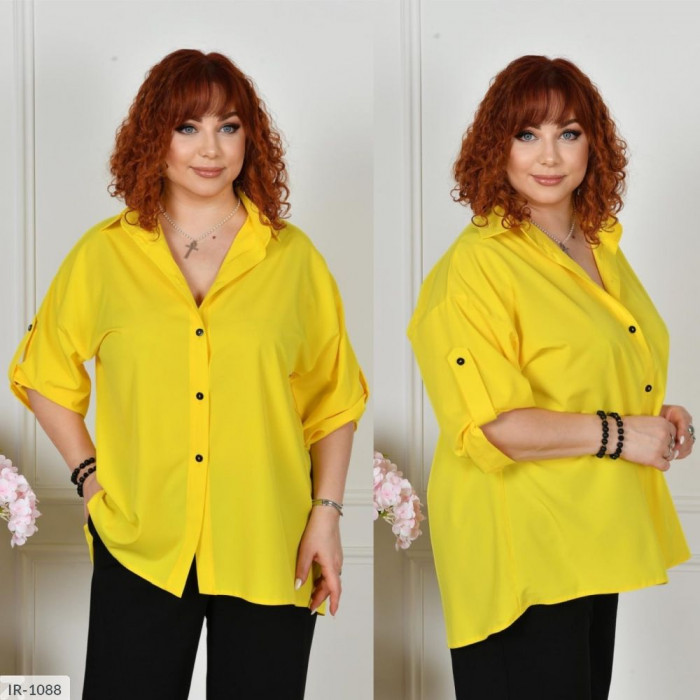 Модні сорочки і блузки великого розміру IR-1088 — елегантність і комфорт