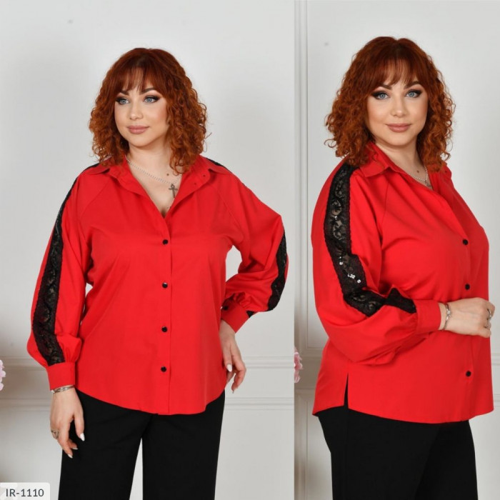 Блузки XL+ Odessa Moda IR-1110 — комфорт і краса