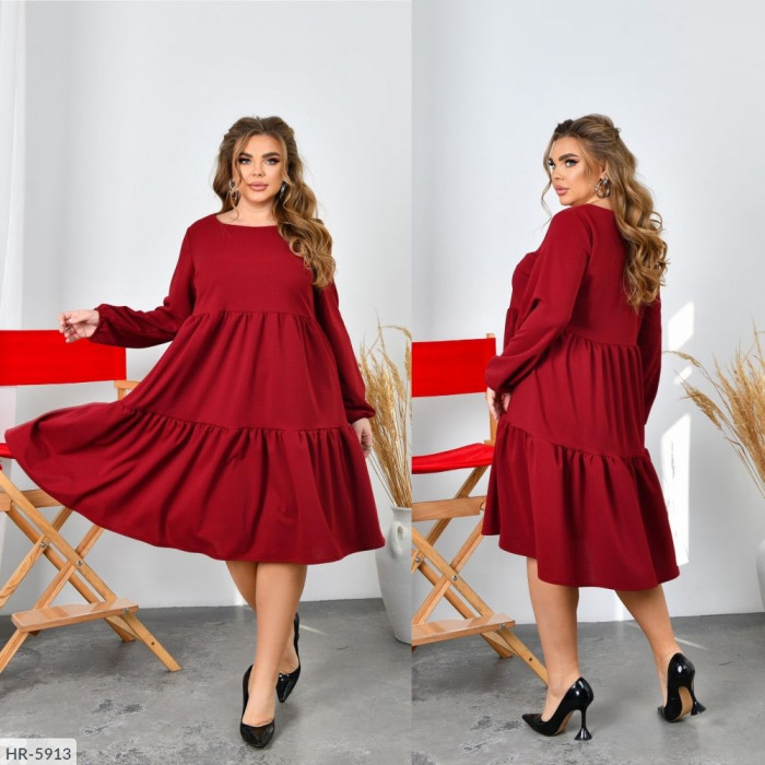 Стильні сукні Plus Size HR-5913 — ідеальна посадка для будь-якої фігури