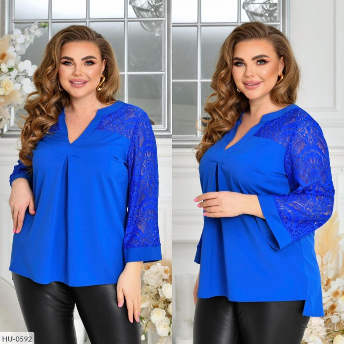 Блузки XL+ Odessa Moda HU-0592 — комфорт і краса