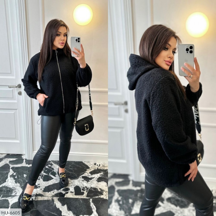 Верхній одяг великого розміру HU-6605 — тепло і стиль