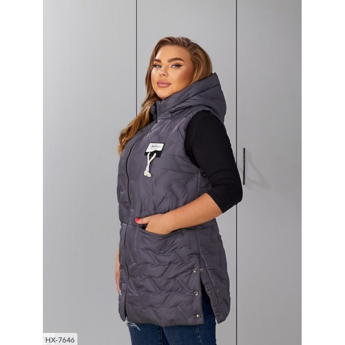 Модні куртки Plus Size HX-7646 — зручність і мода