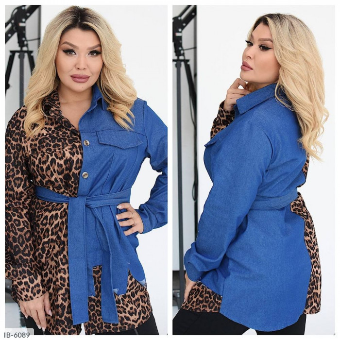 XL+ сорочки IB-6089 — сучасна мода