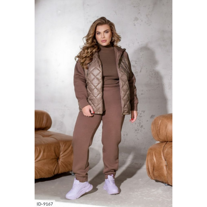 Модні прогулянкові костюми великого розміру ID-9167 — комфорт і стиль