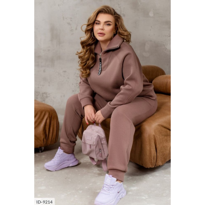 Жіночі прогулянкові костюми XL+ ID-9214 — тренди сезону