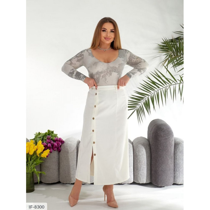 Жіночі спідниці Plus Size IF-8300 — твій комфорт і стиль