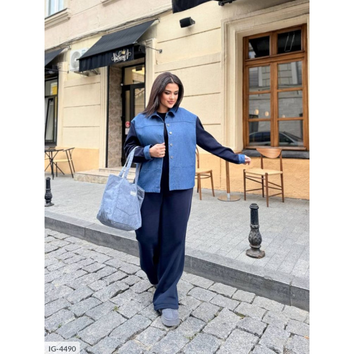 Модні костюми великого розміру IG-4490 — стиль і комфорт