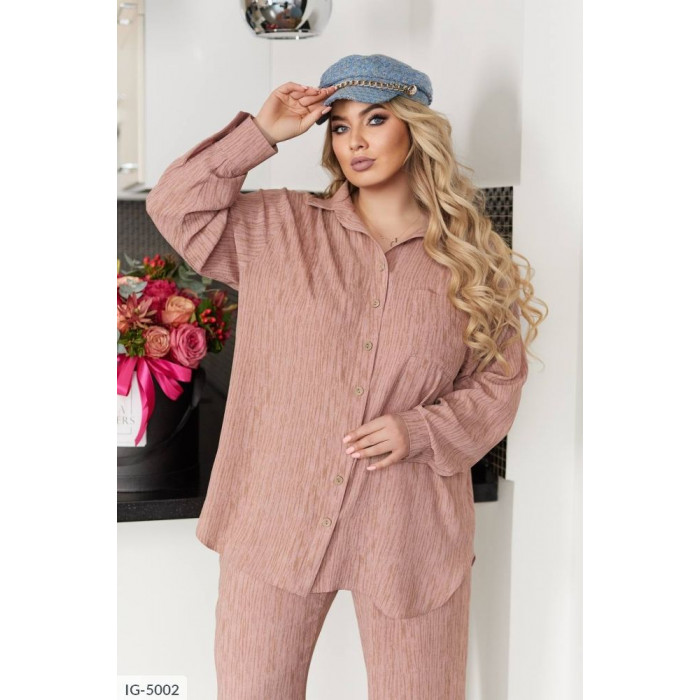 Жіночі костюми Plus Size IG-5002 — впевненість і стиль