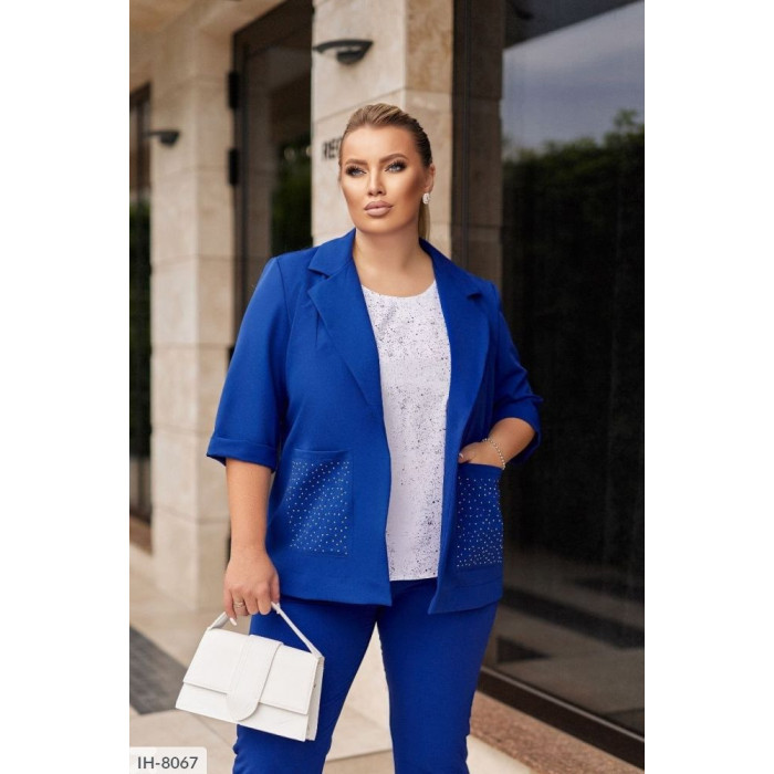 Жіночі костюми Plus Size IH-8067 — впевненість і стиль