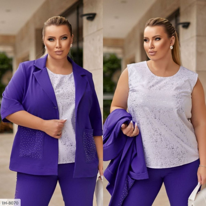 Модні костюми великого розміру IH-8070 — стиль і комфорт