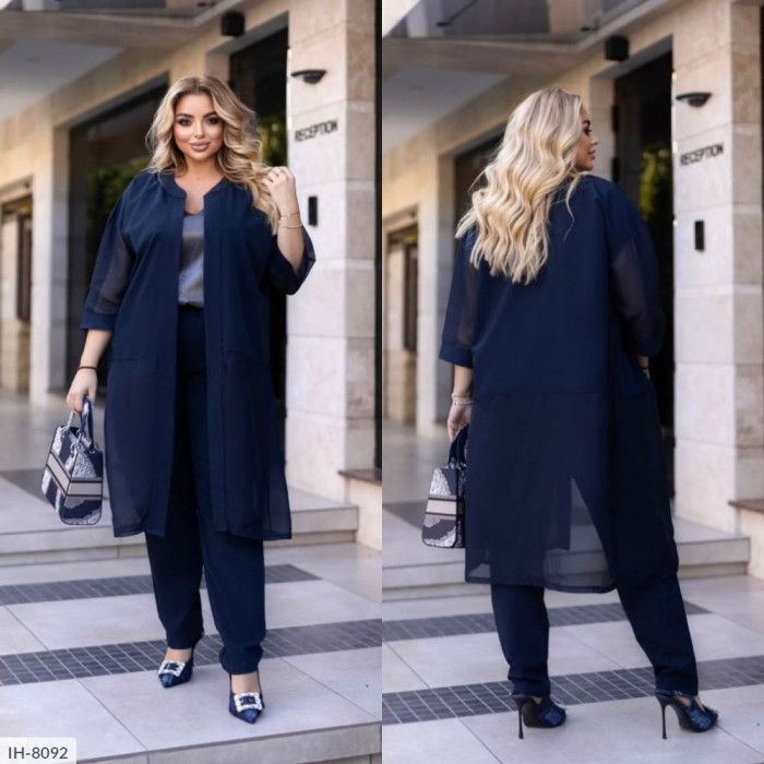 Костюми Plus Size IH-8092 — тренди сезону 2025
