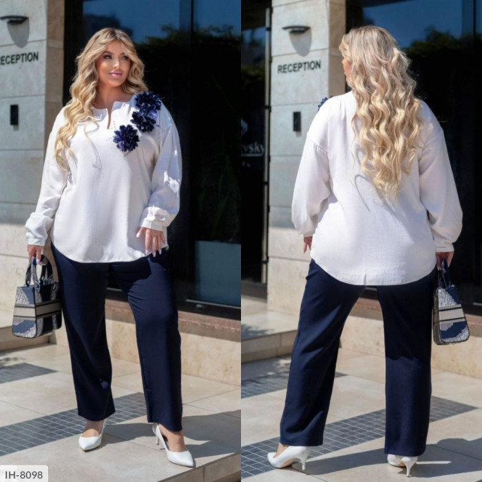 Модні костюми великого розміру IH-8098 — стиль і комфорт