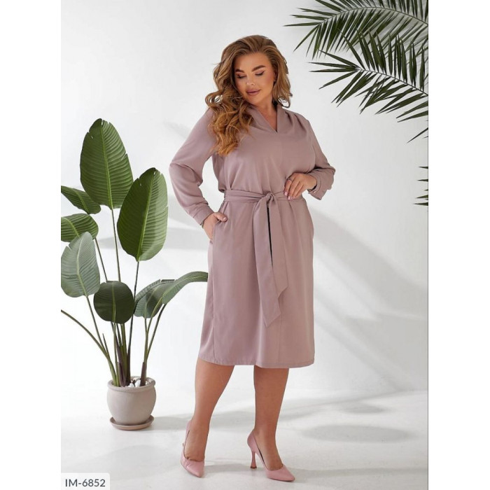 Стильні сукні Plus Size IM-6852 — ідеальна посадка для будь-якої фігури