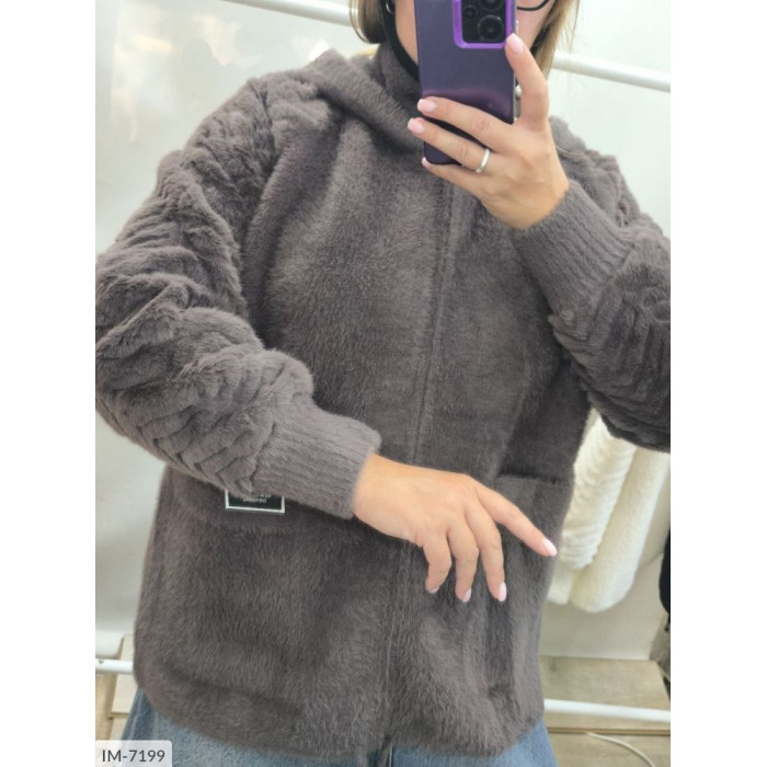 Жіночий верхній одяг Plus Size IM-7199 — тренди 2025