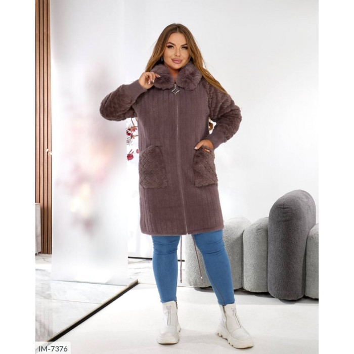 Модні куртки Plus Size IM-7376 — зручність і мода