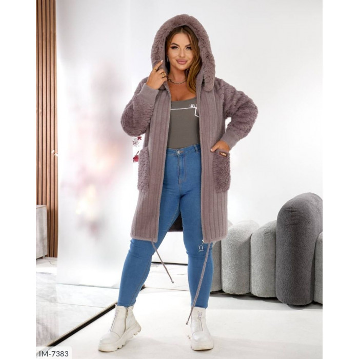 Верхній одяг великого розміру IM-7383 — твій комфорт