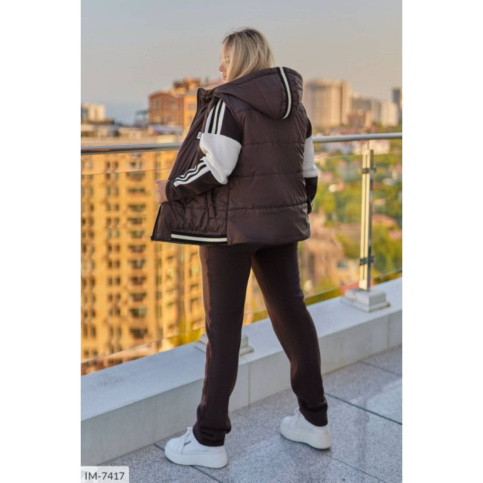 Жіночі прогулянкові костюми XL+ IM-7417 — тренди сезону