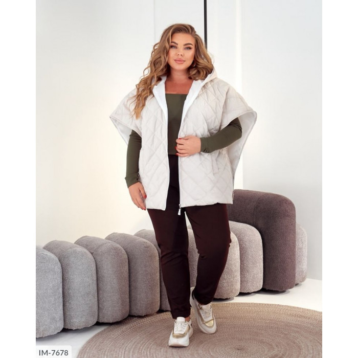 Жіночий верхній одяг Plus Size IM-7678 — тренди 2025