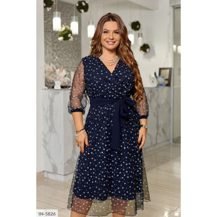 Модні сукні великого розміру IN-5826 — комфорт і краса щодня