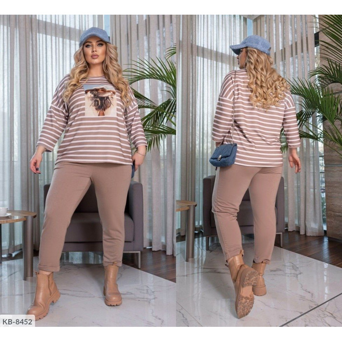 Жіночі костюми XL+ KB-8452 — елегантність і зручність