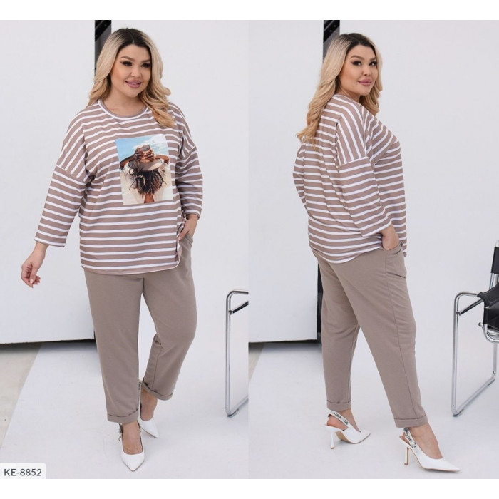 Костюми Plus Size KE-8852 — тренди для активних жінок Костюми Plus Size KE-8852 — тренди для активних жінок