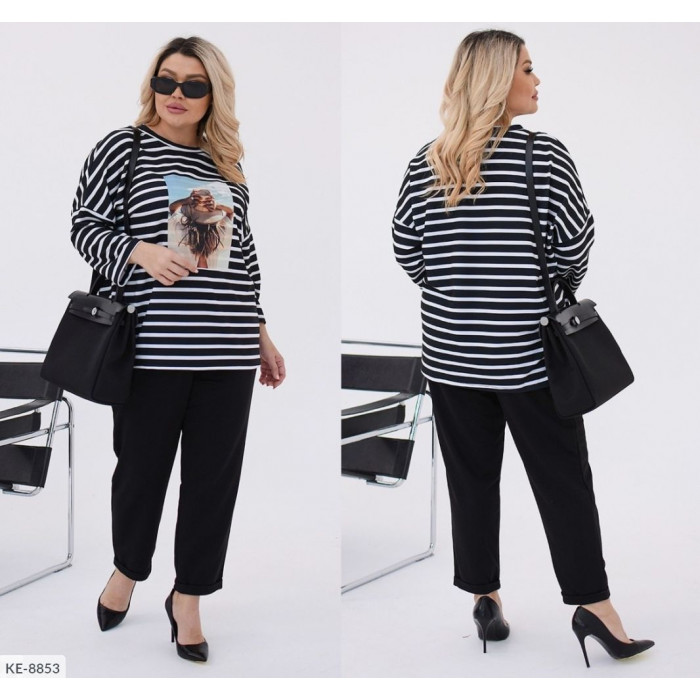 Костюми Plus Size KE-8853 — тренди для активних жінок Костюми Plus Size KE-8853 — тренди для активних жінок