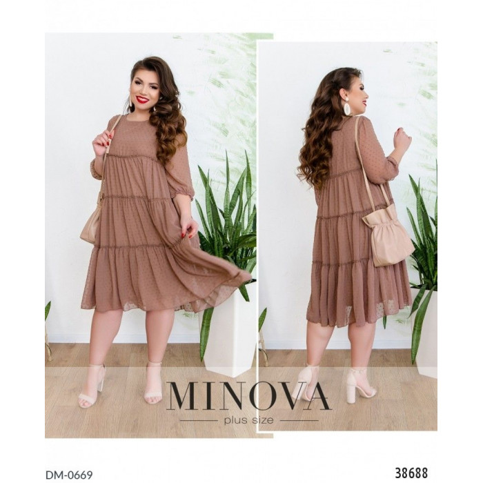 Стильні сукні Plus Size DM-0669 — ідеальна посадка для будь-якої фігури