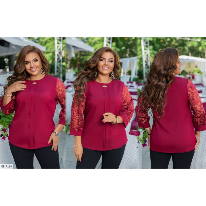 Сорочки Plus Size EE-7119 — впевненість і шарм