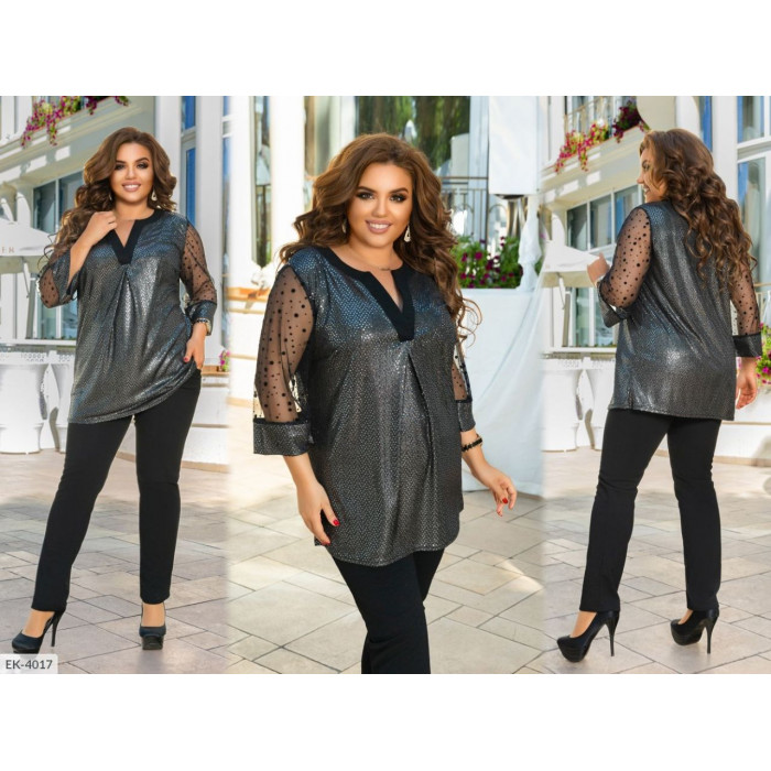 Модні костюми великого розміру EK-4017 — стиль і комфорт