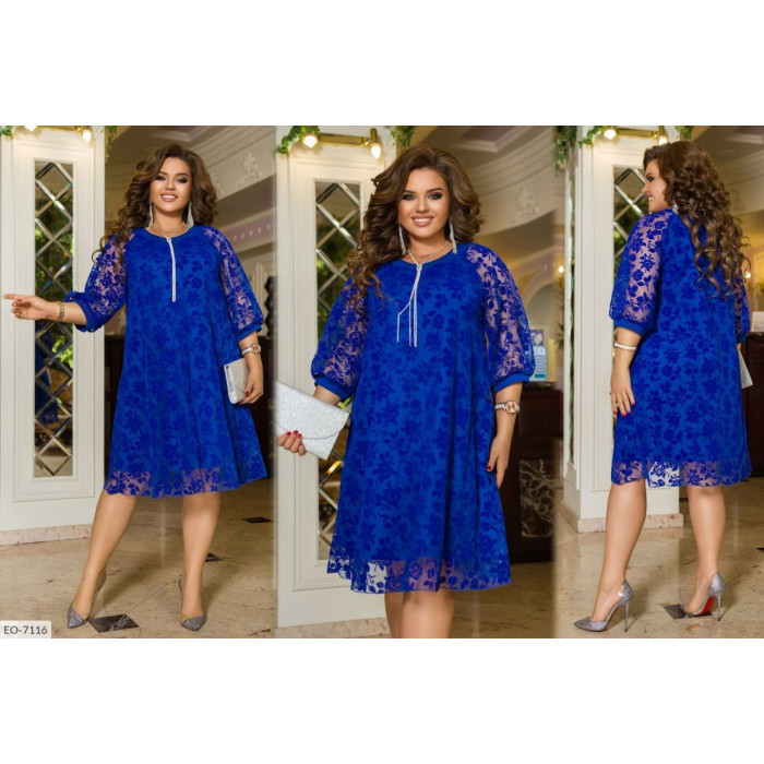 Новинки суконь великого розміру EO-7116 — твій стиль і впевненість