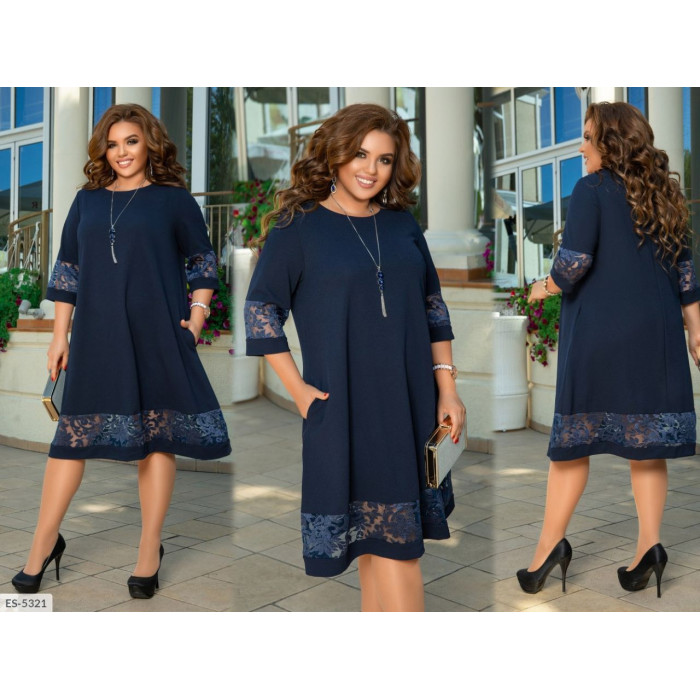 Стильні сукні Plus Size ES-5321 — ідеальна посадка для будь-якої фігури