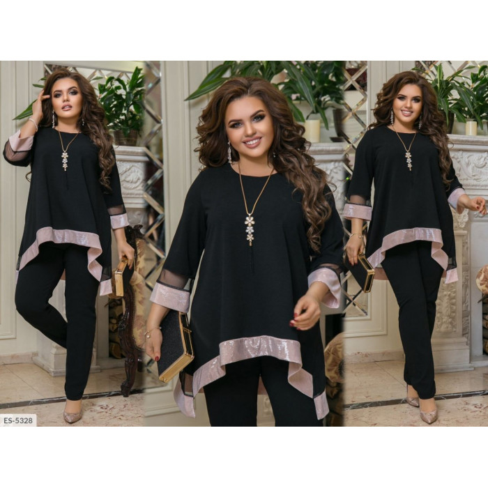 Жіночі костюми Plus Size ES-5328 — впевненість і стиль