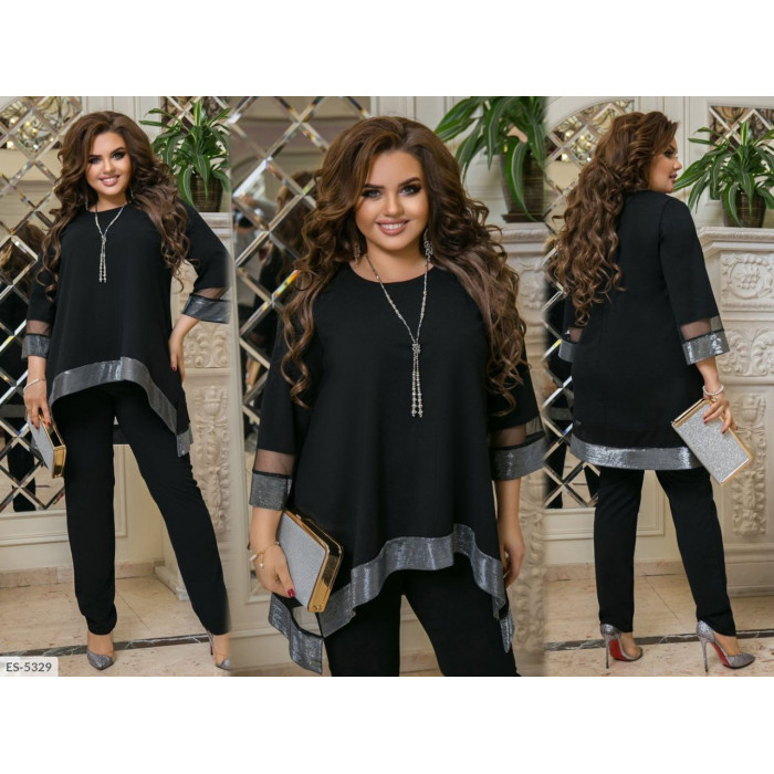 Жіночі костюми XL+ ES-5329 — елегантність і зручність