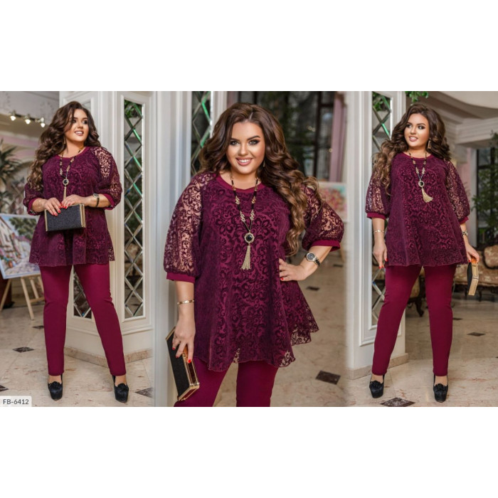 Костюми великого розміру FB-6412 — тренди і мода