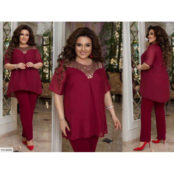 Костюми Plus Size FK-6840 — тренди сезону 2025