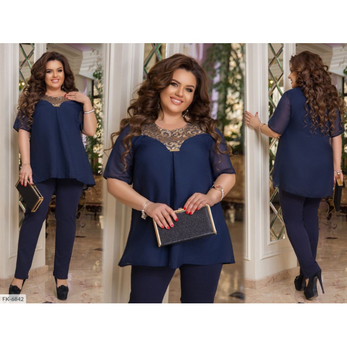 Костюми Plus Size FK-6842 — тренди сезону 2025