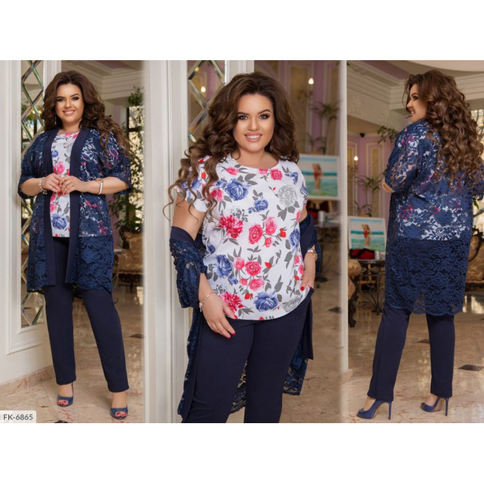Модні костюми великого розміру FK-6865 — стиль і комфорт