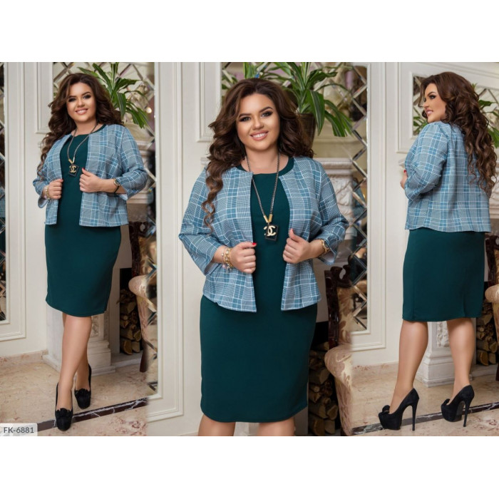 Жіночі костюми Plus Size FK-6881 — впевненість і стиль
