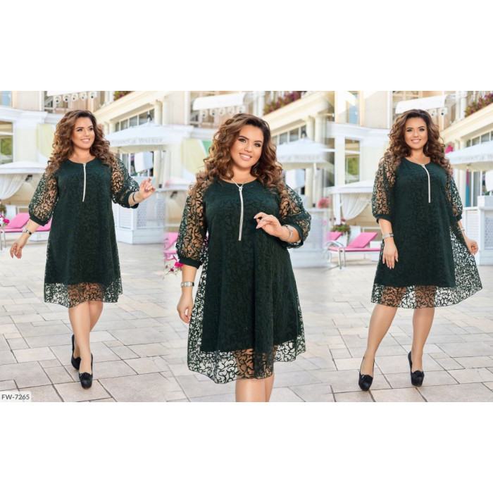 Новинки суконь великого розміру FW-7265 — твій стиль і впевненість