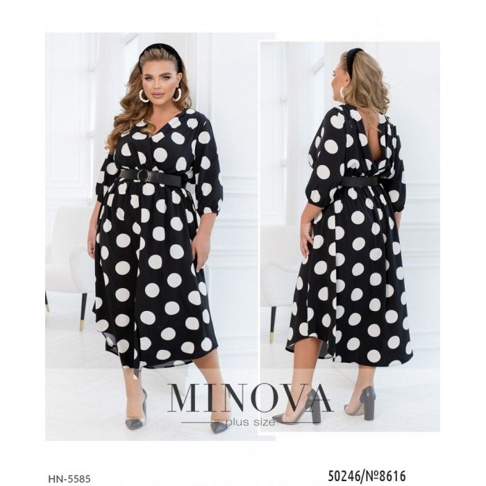 Модні сукні великого розміру HN-5585 — комфорт і краса щодня