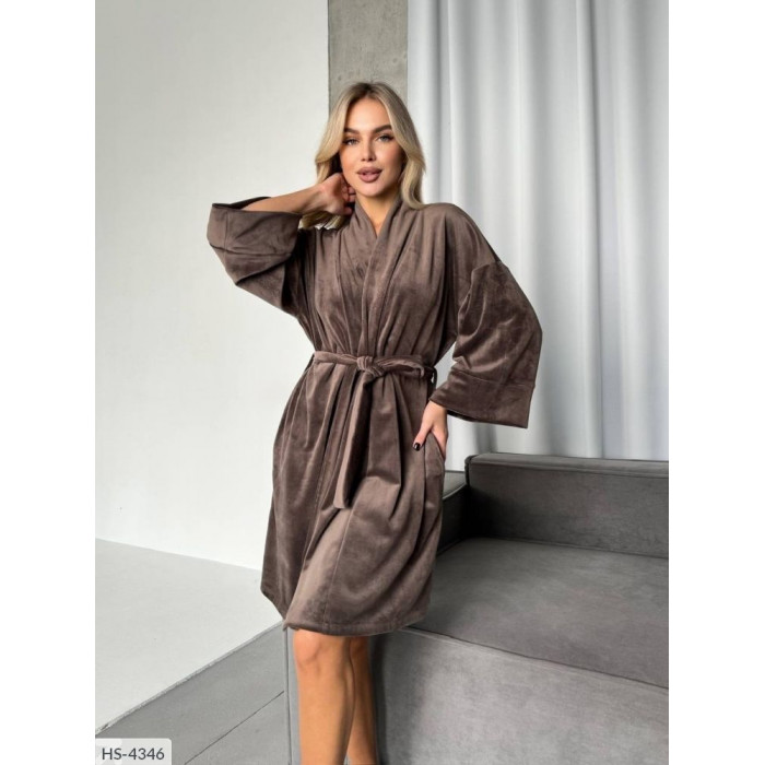 Халати Plus Size HS-4346 — практичність і шарм
